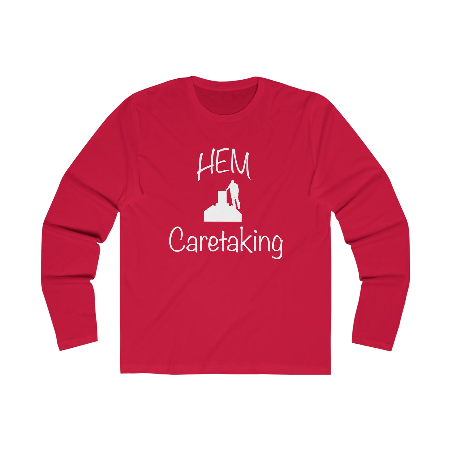 HEM Logo w/ Quote Men's Long Sleeve Crew Tee