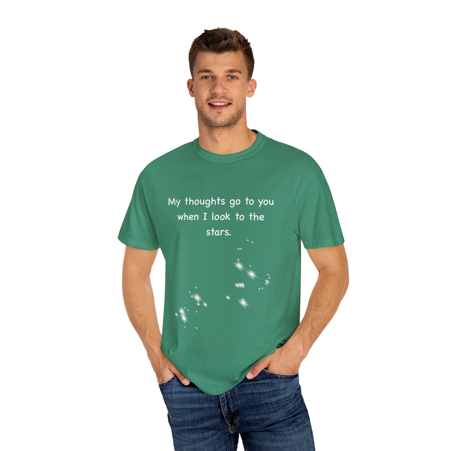 Orion and Canis Major Unisex Garment-Dyed T-shirt